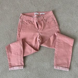 Jessica Simpson rolled crop skinny jeans sz 4/27